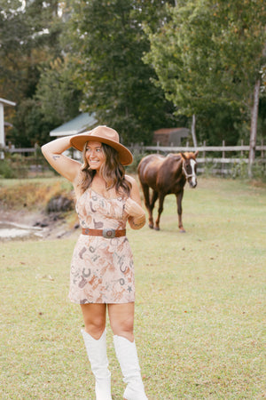 LASSO MINI DRESS