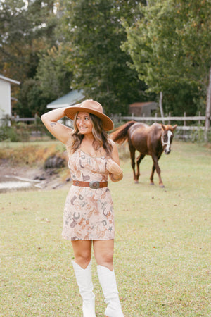 LASSO MINI DRESS