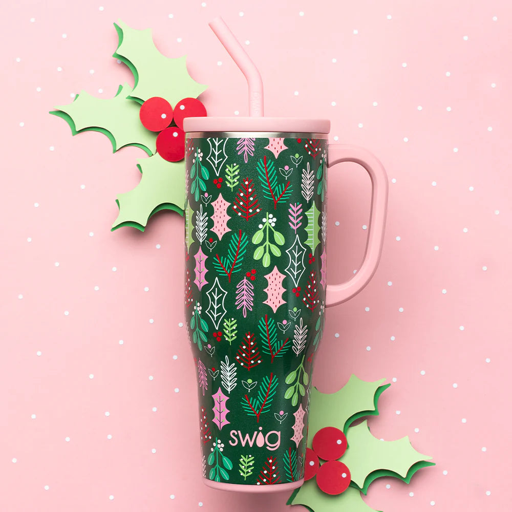 MERRY MISTLETOE SWIG MEGA MUG 40OZ