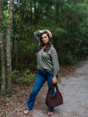 TATE BUTTON DOWN TOP