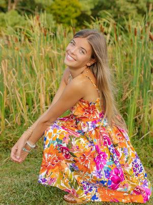 FLOWER FIESTA MINI DRESS