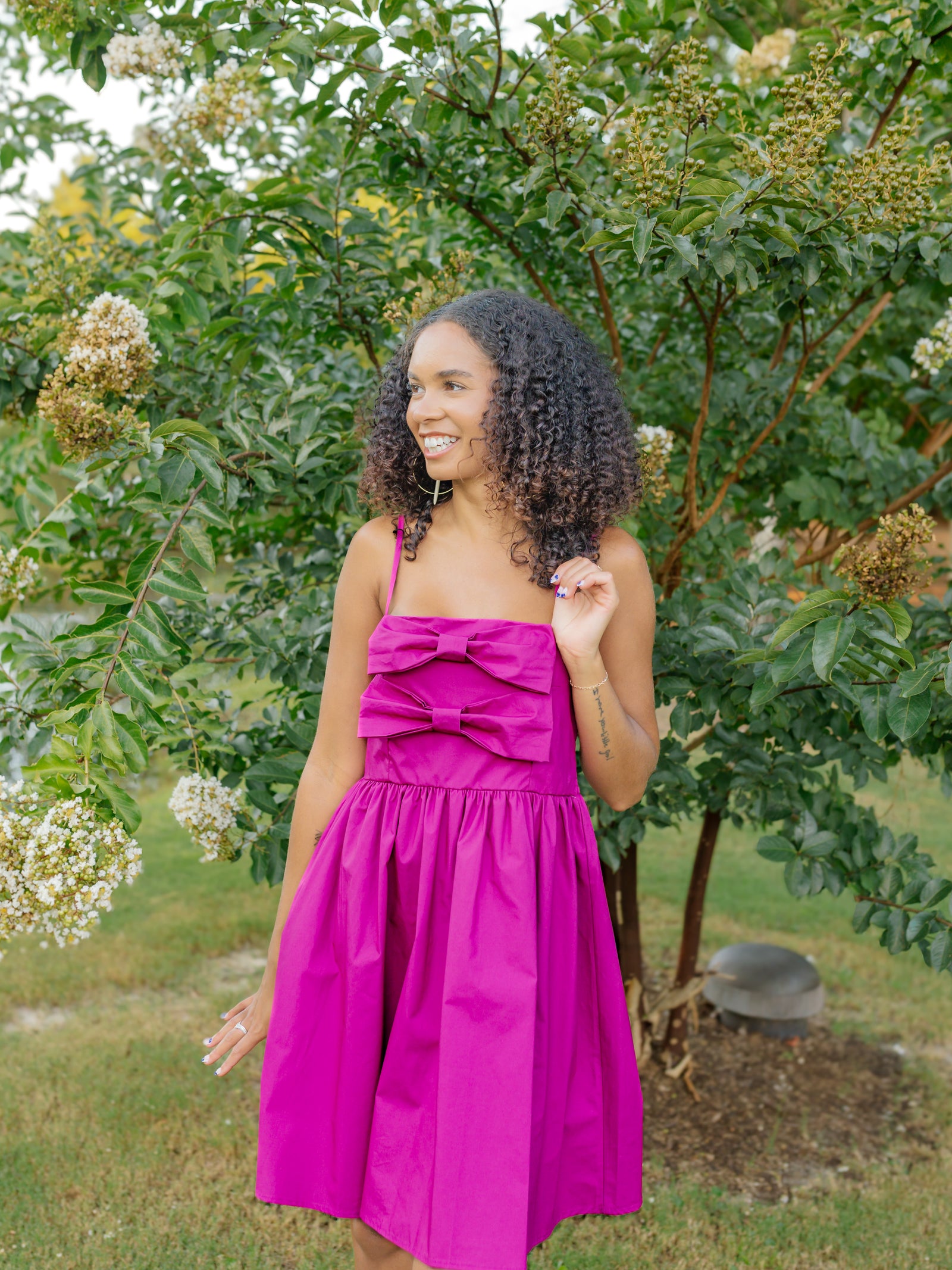 TAKE A BOW MINI DRESS