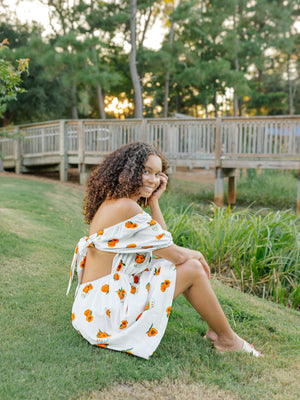 JUST PEACHY MINI DRESS