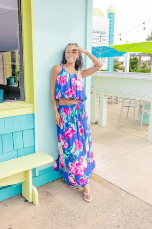 HIBISCUS MAXI SKIRT