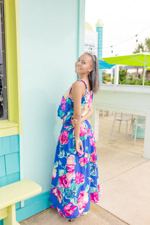 HIBISCUS MAXI SKIRT