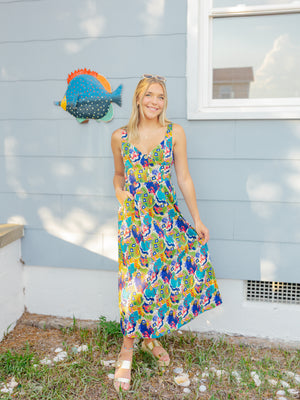 LOBSTER MIDI DRESS