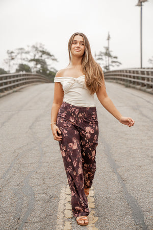 AGNES FLORAL PANTS