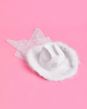 BRIDE COWGIRL HAT