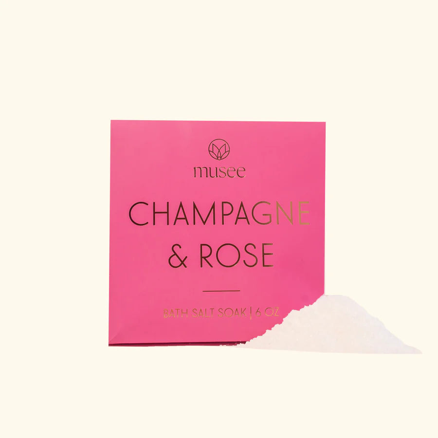 CHAMPAGNE & ROSE MINI BATH SALT SOAK