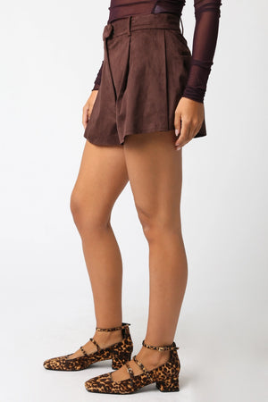 BRYLEE SUEDE SHORTS