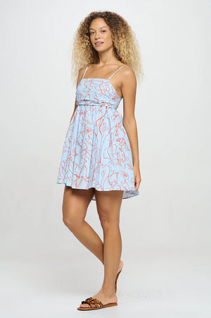 SANTORINI DREAMS MINI DRESS