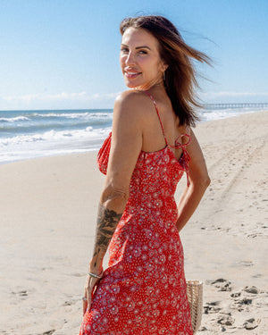 FIRECRACKER MIDI DRESS