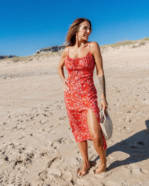 FIRECRACKER MIDI DRESS