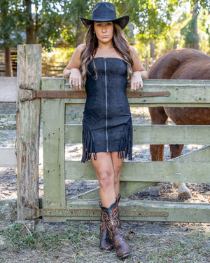 SLOW BURN MINI DRESS