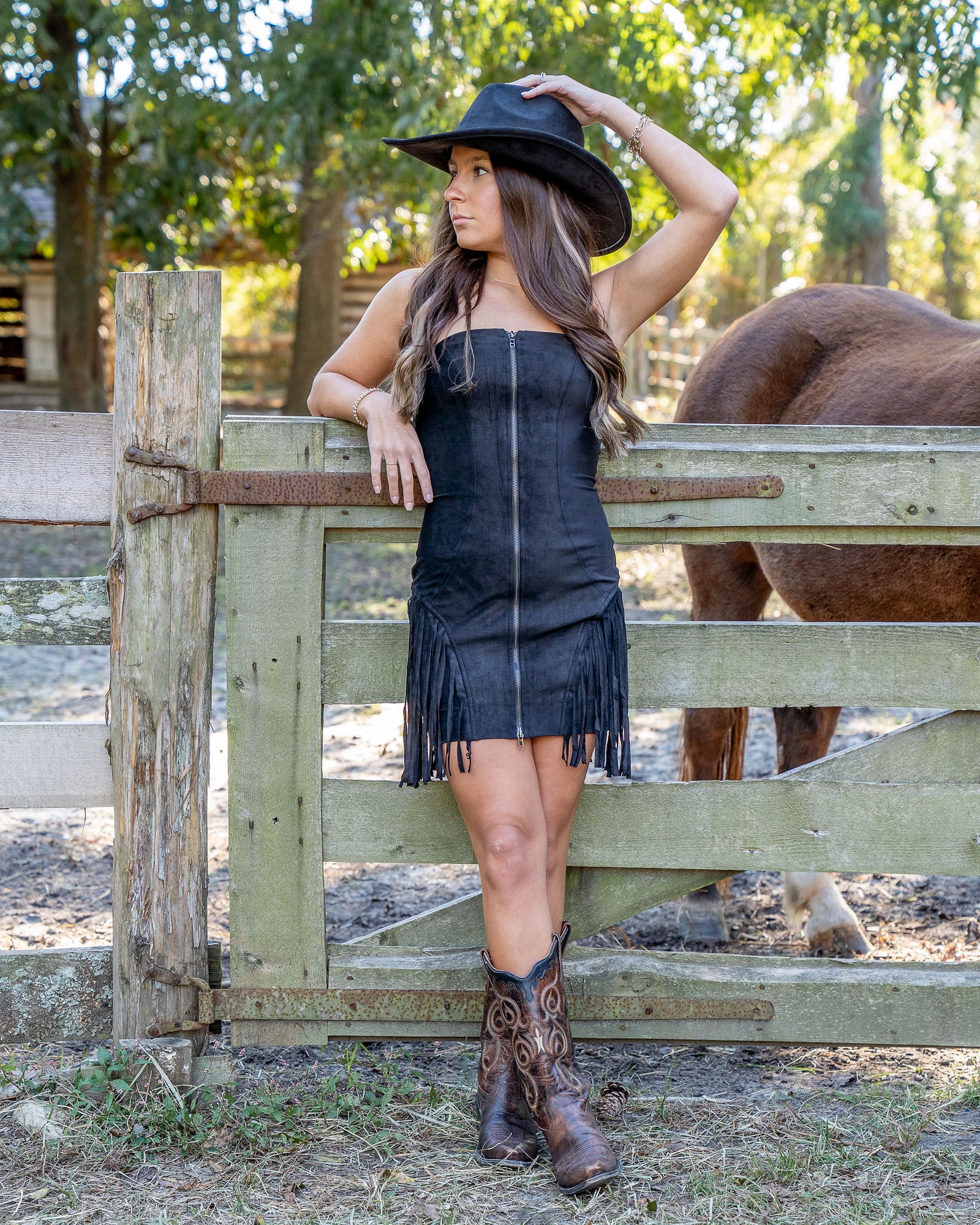 SLOW BURN MINI DRESS