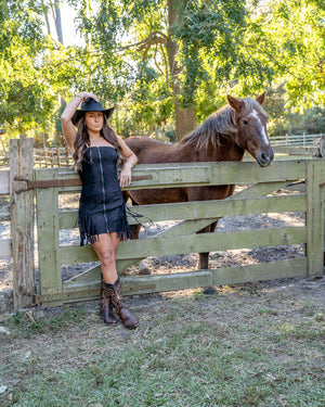 SLOW BURN MINI DRESS