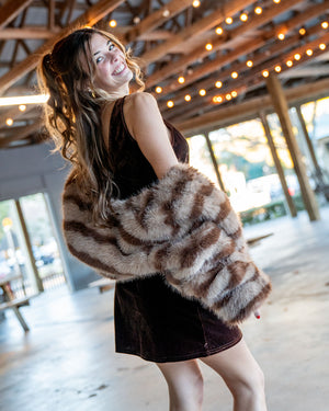 MIDNIGHT OIL MINI DRESS