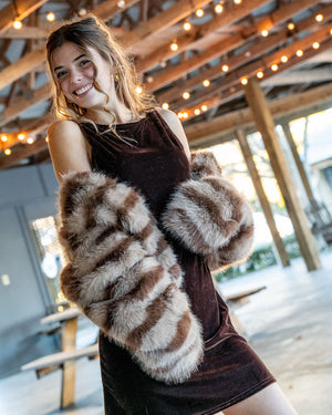 MIDNIGHT OIL MINI DRESS