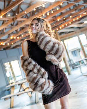 MIDNIGHT OIL MINI DRESS